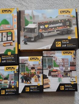 Blockz Klemmbausteine Edeka Supermarkt Komplettset 6-Teilig - Witzenhausen