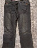 FLM Aramid verstärkte Motorradhose Graue Jeans 36/34 in 50672