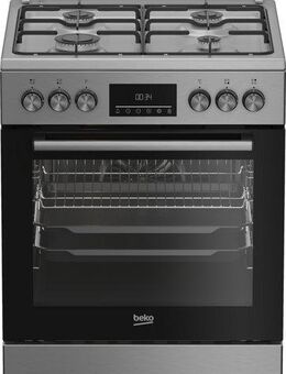 BEKO Gas-Standherd FBM62320XDSL, mit Teleskopauszug nachrüstbar