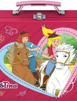 Schmidt Spiele Puzzle Puzzlebox im Metallkoffer, Bibi + Tina, 500 Puzzleteile