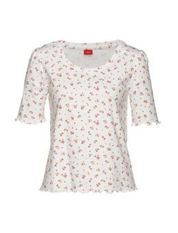 s.Oliver Pyjamaoberteil mit Puffärmeln