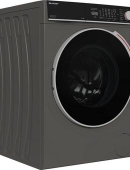 Sharp Waschmaschine High Class ES-WNFL814CADA-DE, 8 kg, 1400 U/min, 8kg /+WIFI/A-20%/Total AS/ Fulltouch/Steam/Espr. Grey