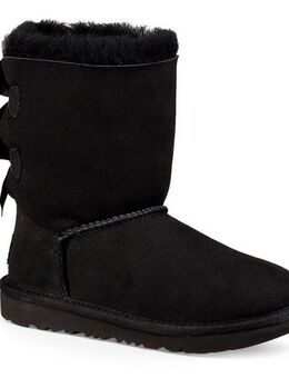 UGG K BAILEY BOW II Winterboots, Schlupfboots, Winterstiefel, Snowboots mit Schleifchen aus Satinband