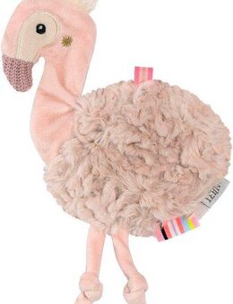 Fehn Greifspielzeug Lazy, Crazy & Pink, Knister-Flamingo