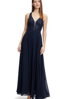 Vera Mont Abendkleid Vera Mont Damen Abendkleid mit Pailletten Perlen