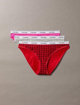 Calvin Klein Underwear Bikinislip 3 PACK BIKINI (LOW-RISE) (Packung, 3-St., 3er-Pack) mit Logobund