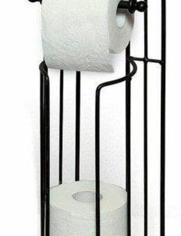 Ambiente Haus Toilettenpapierhalter Antik, schwarz