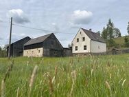 Alleinlage - Bauernhof mit großer Scheune, Stall und Garagen UND viel Land - Markneukirchen