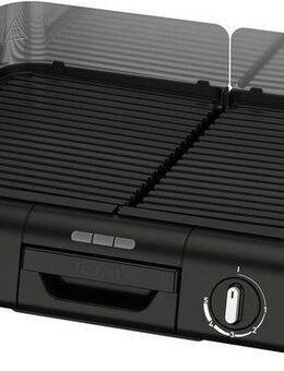 Tefal Tischgrill TG800N Family-Grill, 2400 W, Indoor- & Outdoor-Elektrogrill, 2 Grillplatten, antihaftbesch., 2400 W