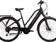 SAXONETTE E-Bike Cityrad Deluxe Sport Lady, 9 Gang Shimano Alivio Schaltwerk, Kettenschaltung, Mittelmotor, 418 Wh, Pedelec, Elektrofahrrad für Damen u. Herren