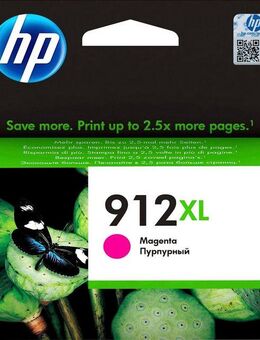 HP 912XL Tintenpatrone (1-tlg., original Druckerpatrone 912 magenta XL)