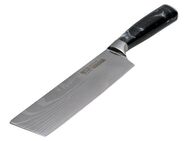 RESTO Kitchenware Hackmesser Eridanus 19 cm, aus Edelstahl, professionelles Kochmesser mit lasergravierter Hochleistungsklinge