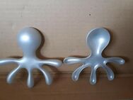 Koziol Krake Oktopus 2x silber Deko - Frankfurt (Main) Zeilsheim