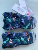 Jungen Kinder Wasserabweisende Skifäustlinge Dino Dinosaurier 3M aus winddichtem und wasserabweisendem Funktionsmaterial Gr. 146/152 in 72459