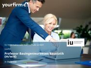 Professor Bauingenieurwesen Baustatik (m/w/d) - Bielefeld