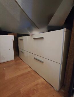 Weißes Sideboard (Schrank) mit 4 Schubladen zu verschenken - Monheim (Rhein)