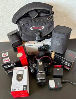 Canon 450D Kamera-Set, mit zwei Sigma Objektiven und Zubehör. - Bochum