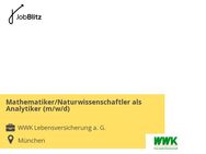 Mathematiker/Naturwissenschaftler als Analytiker (m/w/d) - München