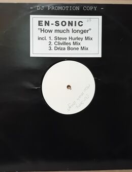 Vinyl Maxi En Sonic / How much longer ( Promo ) - Wuppertal