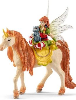 Schleich® Spielfigur BAYALA®, Marween mit Glitzer-Einhorn (70567)
