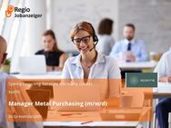 Manager Metal Purchasing (m/w/d) - Grevenbroich
