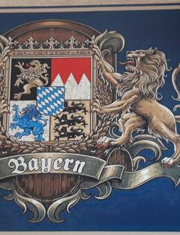 Bayern Metall-Wandkunst Schild - 20x30cm | Perfekt für Zuhause, Garage, Bar, Café & Restaurant Dekor - Hattersheim (Main)