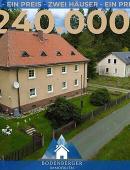 Kapitalanlage in naturnaher Lage - Zwei Wohnhäuser auf großem Grundstück bei Rehau - Rehau