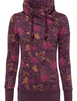 Ragwear Sweater NESKA O Kapuzen-Sweater mit asymetrischem Schalkragen