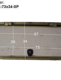 Tabbert Wohnwagen Staufachklappe ca 73 x 34 bzw 67 x 26 ohne Schlüssel gebr (zB Tabbert Comtese 680 BJ 96) Sondepreis (Stauraumklappe, Serviceklappe) - Schotten Zentrum