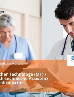 Medizinischer Technologe (MT) / Medizinisch-technische Assistenz (MTA) / Medizinischer Fachangestellter (MFA) (gn*) - Münster