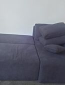 Ecksofa Form L mit Schlaffunktion und Bettkasten neu gekauft in 42285