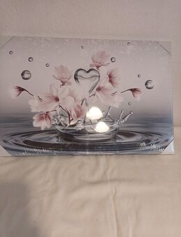 Leinwandbild Magnolie Abstrakt Blumen 60x40 cm Schlafzimmer Wohnzimmer ovp neu - Essen