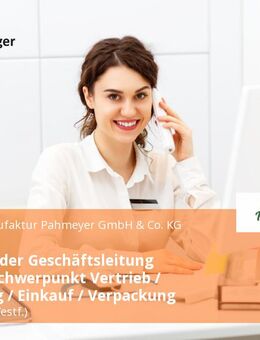 Assistenz der Geschäftsleitung (m/w/d) Schwerpunkt Vertrieb / Marketing / Einkauf / Verpackung - Werther (Westfalen)