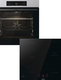 GORENJE Backofen-Set Pacific Backofen-Set Basic Induktion 2021, mit 1-fach-Teleskopauszug, Aqua Clean, Pizzafunktion mit 300 °C – perfekt für Pizza, Focaccia und mehr!