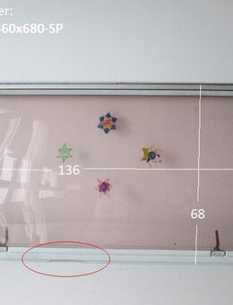 Knaus Wohnwagenfenster ca 136 x 68 Südwind Polyplastic 43R-001745 E1 PMMA zB 440 gebr. - SP - Schotten Zentrum