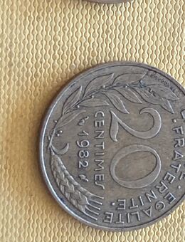 Münze Münzen Umlaufmünze Frankreich 20 Centimes 1982 - Alzey