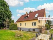 IMMOBERLIN.DE - Attraktives Einfamilienhaus mit Südwestgarten auf großem Grundstück - Michendorf