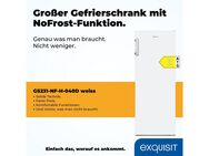 exquisit Gefrierschrank GS231-NF-H-040D weiss, 143 cm hoch, 54 cm breit, 161 Liter Nutzinhalt, NoFrost, Schnellgefrieren