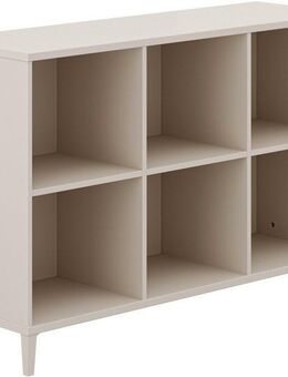 YUNY by PAIDI Sideboard SISTER LOU mit 6 offenen Fächern, Breite 123 cm, stabiles und langlebiges Regal in Beige, geprüfte Qualität