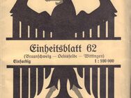 Reichskarte Einheitsblatt 62 BRAUNSCHWEIG - OEBISFELDE - WITTINGEN 1:100.000 - Zeuthen