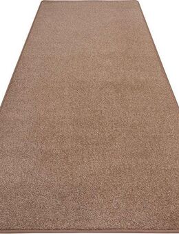 Hanse Home Exclusiv Läufer Liberty, rechteckig, Höhe: 7 mm, Uni-Meliert, robust, kräftige Farben, rundherum farbige Kettelung