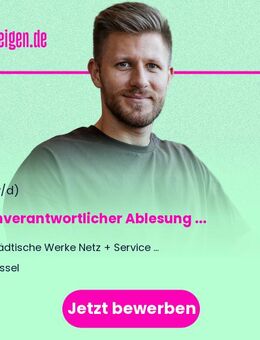 Fachverantwortlicher Ablesung und Marktkommunikation (m/w/d) - Kassel