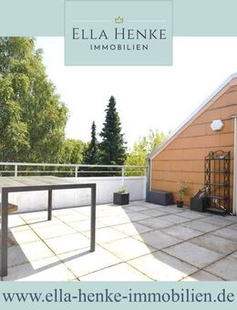 Moderne, sonnige Dachgeschoss-Wohnung mit riesiger Dachterrasse - wie ein Penthouse. - Bad Harzburg