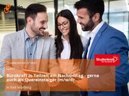 Bürokraft in Teilzeit am Nachmittag - gerne auch als Quereinsteiger (m/w/d) - Bad Segeberg