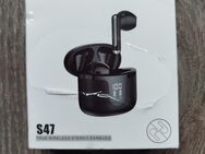 Kopfhörer Bluetooth S47 TWS Wireless Sport Headsets Schwarz Halb in Ear Ohrhörer Bass DE *Neu* O.V.P. - Köln