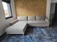 Ecksofa in Sand Grau/Beige - Waiblingen