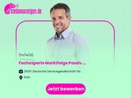 Fachexperte Marktfolge Passiv - S-Vorsorge (m/w/d) Vollzeit / Teilzeit - Köln