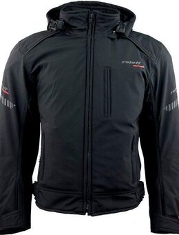 roleff Motorradjacke Softshell RO 1513 7 Taschen, 4 Belüftungslöcher, mit Sicherheitsstreifen