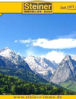 4-Zimmer-Wohnung ca. 79 m², 3 Schlafzimmer, Balkon, Wohnraum, Bad, Keller, TG-Platz a. W. - Garmisch-Partenkirchen