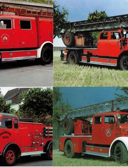 historischen Feuerwehr-Postkarten, Edition „ Diesel Quen“ - Sinsheim Zentrum